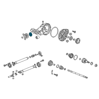 OEM 2017 Cadillac CT6 Front Seal Diagram - 23417956