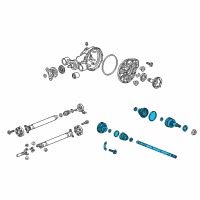 OEM 2017 Cadillac CT6 Axle Assembly Diagram - 23198878