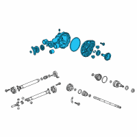 OEM Cadillac CT6 Differential Assembly Diagram - 84371223