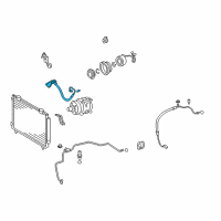 OEM Toyota Corolla Discharge Hose Diagram - 88703-02112