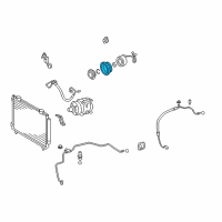 OEM Toyota Corolla Clutch Coil Diagram - 88411-02050