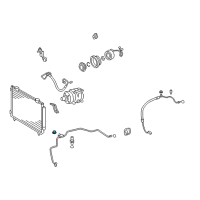 OEM Toyota Echo Liquid Line Cap Diagram - 88375-0E020