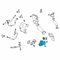 OEM 2019 Cadillac CT6 Turbocharger Diagram - 12696461