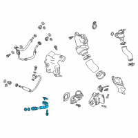 OEM Cadillac CT6 Oil Return Tube Diagram - 12652349