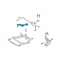 OEM 2011 Lincoln MKX Lower Control Arm Diagram - 8T4Z-3078-A