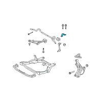 OEM 2012 Ford Edge Stabilizer Bar Bracket Diagram - 7T4Z-5486-AA