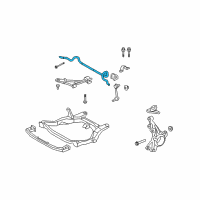 OEM 2008 Ford Edge Stabilizer Bar Diagram - 7T4Z-5482-B