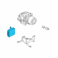 OEM 2000 Honda Accord ABS Unit Diagram - 39790-S84-A02