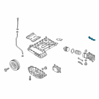 OEM 2011 Hyundai Genesis Gasket-Oil Filter Diagram - 26319-3F300