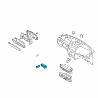 OEM Kia Borrego Switch Assembly-Crash Pad Lower LH Diagram - 937002J531WK