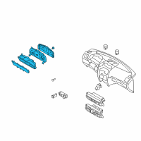 OEM Kia Cluster Assembly-Instrument Diagram - 940012J010