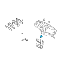 OEM Kia Borrego Switch Assembly-Hazard Warning Diagram - 937902J100WK