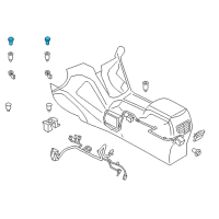 OEM 2018 Ford C-Max Power Outlet Cap Diagram - CV6Z-15052-A