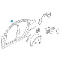 OEM 2017 Chevrolet Caprice Filler Pocket Diagram - 92272428