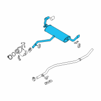 OEM BMW X5 Rear Exhaust Flap Muffler Diagram - 18-30-7-646-127