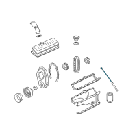 OEM 2001 Chevrolet S10 Indicator, Oil Level Diagram - 10179265