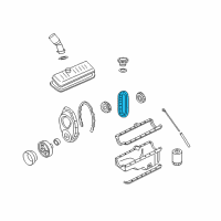 OEM 1994 Chevrolet Astro Timing Chain Diagram - 10128485
