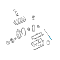 OEM 1995 Chevrolet Blazer Tube Asm-Oil Level Indicator Diagram - 12551161