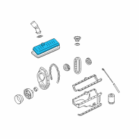 OEM 1994 Chevrolet G10 Valve Cover Diagram - 12554256