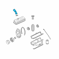 OEM 2000 Oldsmobile Bravada Filler Tube Diagram - 12570623