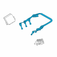 OEM 2004 Kia Optima Spark Plug Cable Set Diagram - 2750137A00