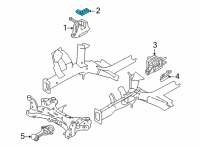 OEM 2022 Hyundai Kona BRACKET-ENGINE MTG SUPPORT Diagram - 21825-J9500