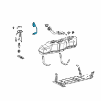 OEM 1997 Ford F-150 Fuel Gauge Sending Unit Diagram - F75Z-9A299-HA