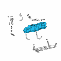 OEM 2000 Ford F-150 Fuel Tank Diagram - 4L3Z-9002-LA