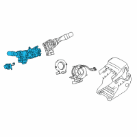 OEM 2016 Lexus ES350 Switch Assembly, HEADLAMP Diagram - 84140-0E170