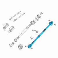 OEM 2000 BMW 740iL Steering Shaft Diagram - 32-31-1-161-621