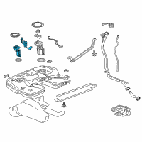 OEM 2018 Buick Envision Fuel Gauge Sending Unit Diagram - 13507243