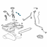 OEM 2018 Buick Envision Fuel Gauge Sending Unit Diagram - 13589582