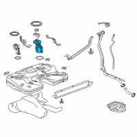 OEM 2017 Buick Envision Fuel Pump Diagram - 13512606