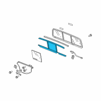 OEM Honda Ridgeline Runchannel Set Diagram - 73231-SJC-A01