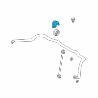 OEM 2005 BMW X3 Stabilizer Support Diagram - 31-30-3-412-789