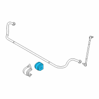 OEM 2011 BMW M3 Stabilizer Rubber Mounting Diagram - 31-35-6-773-512