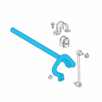 OEM 2019 Toyota Camry Stabilizer Bar Diagram - 48811-33200