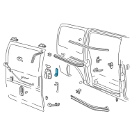 OEM 2009 GMC Savana 3500 Handle, Inside Diagram - 25927107