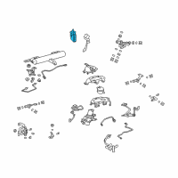 OEM Lexus RX350 Computer, Suspension Control Diagram - 89293-48040