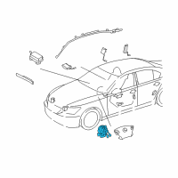 OEM Lexus LX570 Spiral Cable Sub-Assembly Diagram - 84306-50200