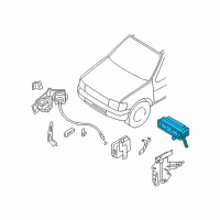 OEM 2002 Infiniti QX4 Sensor Assy-Distance Diagram - 28437-3W420