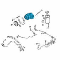 OEM 2014 BMW X5 Tandem Pump Diagram - 32-41-6-787-348