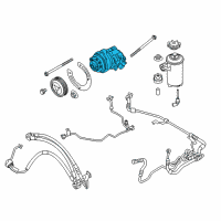 OEM BMW X5 Tandem Pump Diagram - 32-41-6-787-348