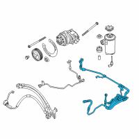 OEM 2009 BMW X6 Combination Return Pipe Diagram - 32-41-6-784-710