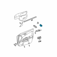 OEM 2010 Toyota Avalon Window Switch Diagram - 84030-07020