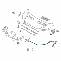 OEM 2019 Ford Transit-250 Release Cable Diagram - CK4Z-16916-A