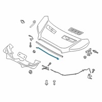 OEM Ford Transit-350 HD Support Rod Diagram - BK3Z-16826-A