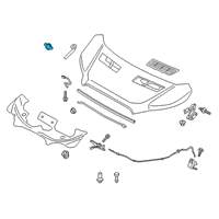 OEM 2021 Ford Transit-350 HD Hood Plug Diagram - -W718095-S300