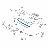 OEM Ford Transit-350 Front Weatherstrip Diagram - BK3Z-16A238-A