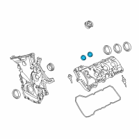 OEM Ford Transit Connect Valve Cover Outer Seal Diagram - BR3Z-6C535-A